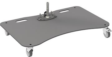 Plaque de sol pour chariot 65" max.60kg version simple (avec