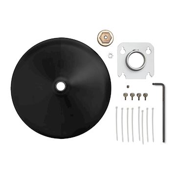 Kit de montage sur poteau Shure 3/8", MXA901 rond, noir