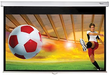 Optoma 92" diagonal 16:9 pull down screen
