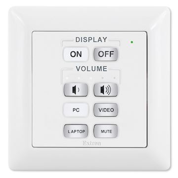 Extron IR en RS 232 bediening Wit