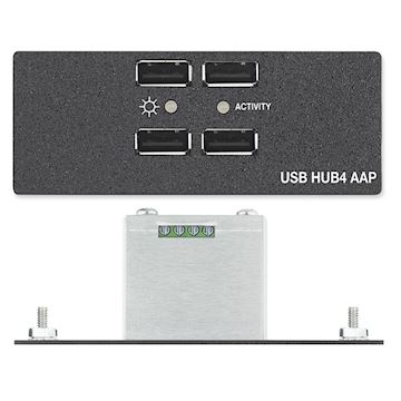 Extron USB HUB4 AAP Zwart