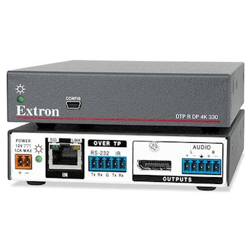 Extron DTP DisplayPort-ontvanger met EDID Minder (100 m)