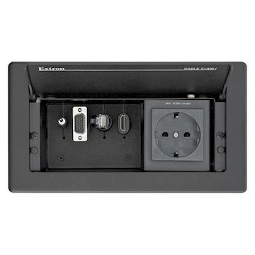 Extron Cable Cubby 202 zwart