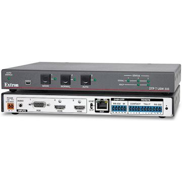 Extron DTP T USW 333 2 HDMI, VGA-switcher met audio (100 m)