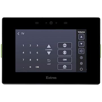 Extron TLP Pro 525M zwart, Geen camera, Touchscreen
