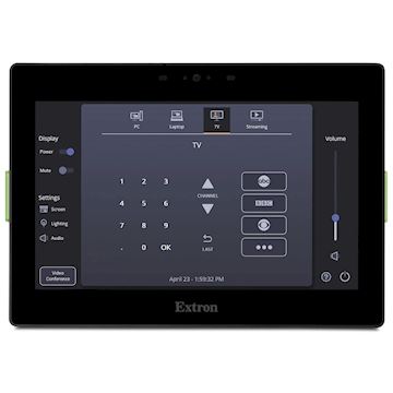 Extron TLP Pro 725M Wit, Geen camera, Touchscreen
