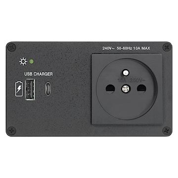 Extron AC+USB 311 FR Voedingsmodules voor Cable Cubby-serie