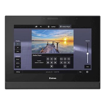 Extron TLP Pro 1225MG Touchscreen Zwart
