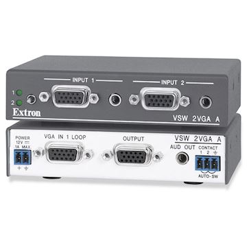 Extron VSW 2VGA Twee VGA- en audio-ingangen