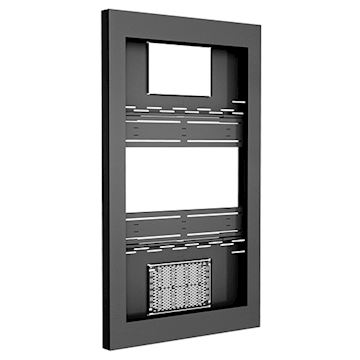 Chief IMPACT ON-WALL KIOSK - 65" portrait zwart