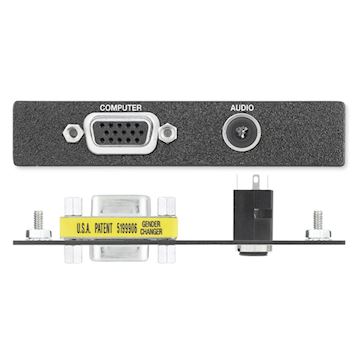 Extron AAP VGA + Pc audio Zwart