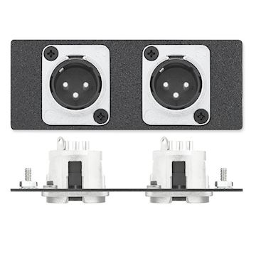 Extron AAP Twee XLR 3-pins mannelijke connectoren