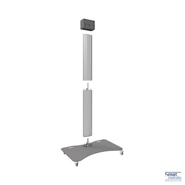 Chariot divisible pour FPD max. 85 kg, 90" version simple