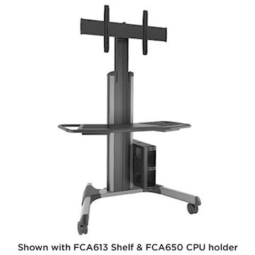 Chief LARGE FUSION CART MANUAL ADJUSTABLE, SLV
