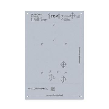 Plaque de recouvrement pour interphone 2N Retrofit – Petite