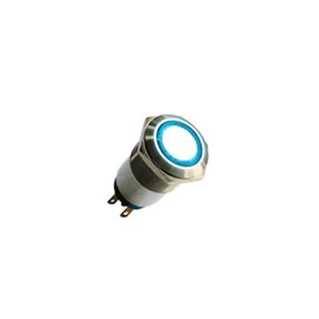 2N Kit audio IP - bouton rétroéclairé en acier inoxydable