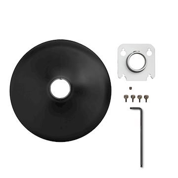 Kit de montage sur poteau 1,5", MXA901 rond, noir