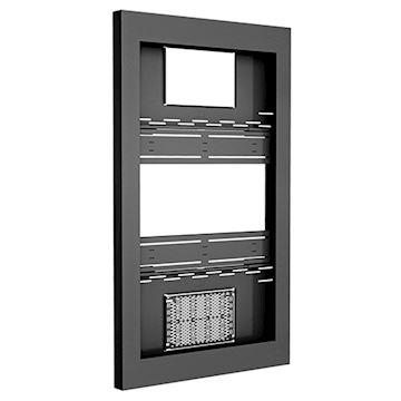 Chief IMPACT ON-WALL KIOSK - 65" portrait zwart