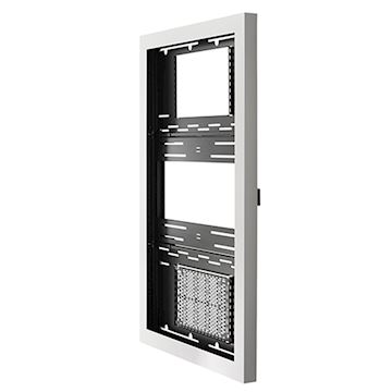 Chief IMPACT ON-WALL KIOSK - 55" PORTRAIT, WHITE