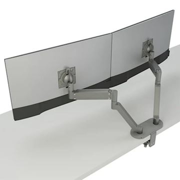 Chief Dynamic Monitor Arm 2 Monitor - zilver