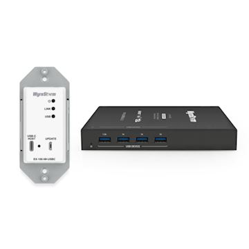 Wyrestorm 100m USB 3.2 Single Gang In-Wall HDBT-USB3