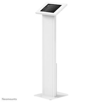Neomounts floor stand with cabinet, lockable tablet casing