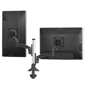 Chief KONTOUR™ K2 SERIES DUAL DISPLAY COLMN MNT - zwart