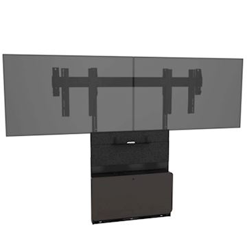 Chief TEMPO™ FLOOR SUPPORT MOUNT - DARK PET FELT
