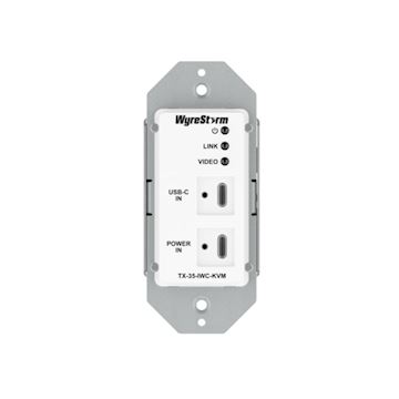 Wyrestorm USB C Single Gang In-Wall HDBaseT Transmitter
